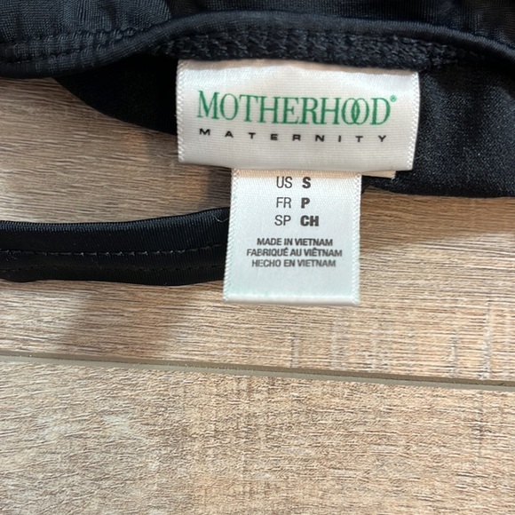 Motherhood Maternity black tankini ruching padded  adjustable strap S - Picture 4 of 9